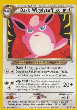 Dark Wigglytuff (40/105) [Neo Destiny Unlimited] Pokémon