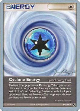 Cyclone Energy (90/108) (Psychic Lock - Jason Klaczynski) [World Championships 2008] Pokémon