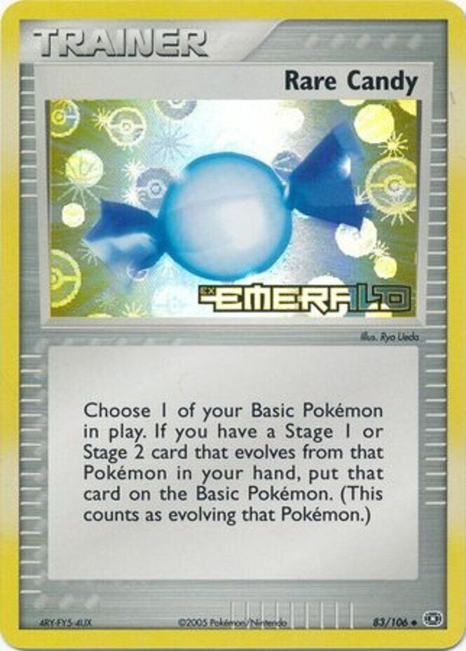 Rare Candy (83/106) (Stamped) [EX: Emerald] Pokémon