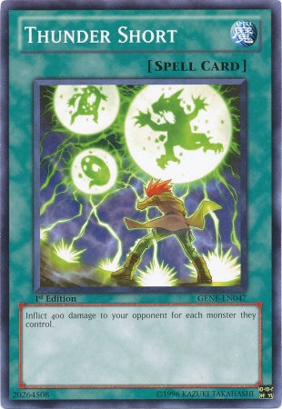 Thunder Short [GENF-EN047] Common Yu-Gi-Oh!