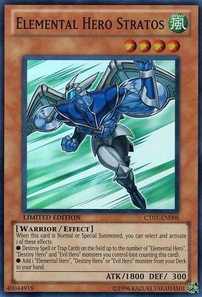 Elemental Hero Stratos [CT07-EN006] Super Rare Yu-Gi-Oh!