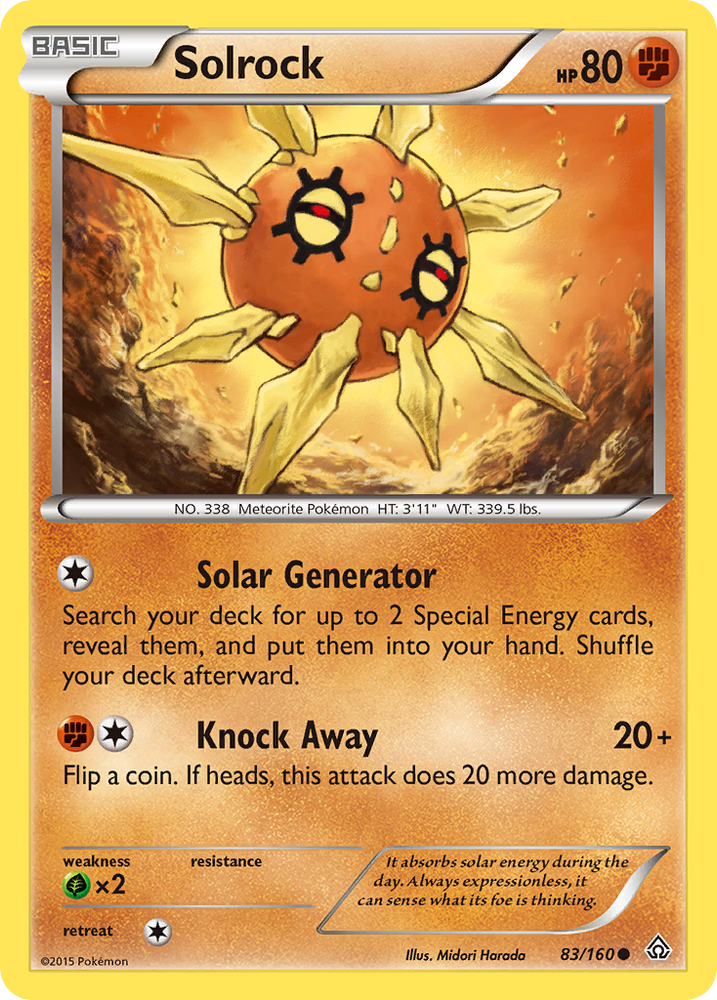 Solrock (83/160) [XY: Primal Clash] Pokémon