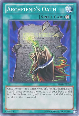 Archfiend's Oath [AP04-EN024] Common Yu-Gi-Oh!