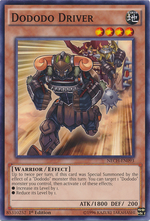 Dododo Driver [NECH-EN093] Common Yu-Gi-Oh!