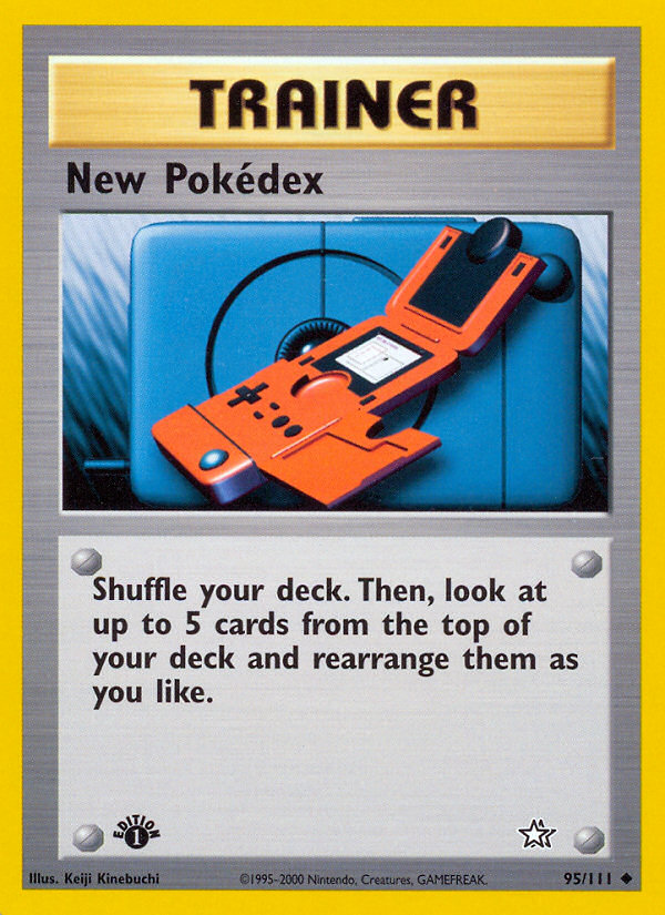 New Pokedex (95/111) [Neo Genesis 1st Edition] Pokémon