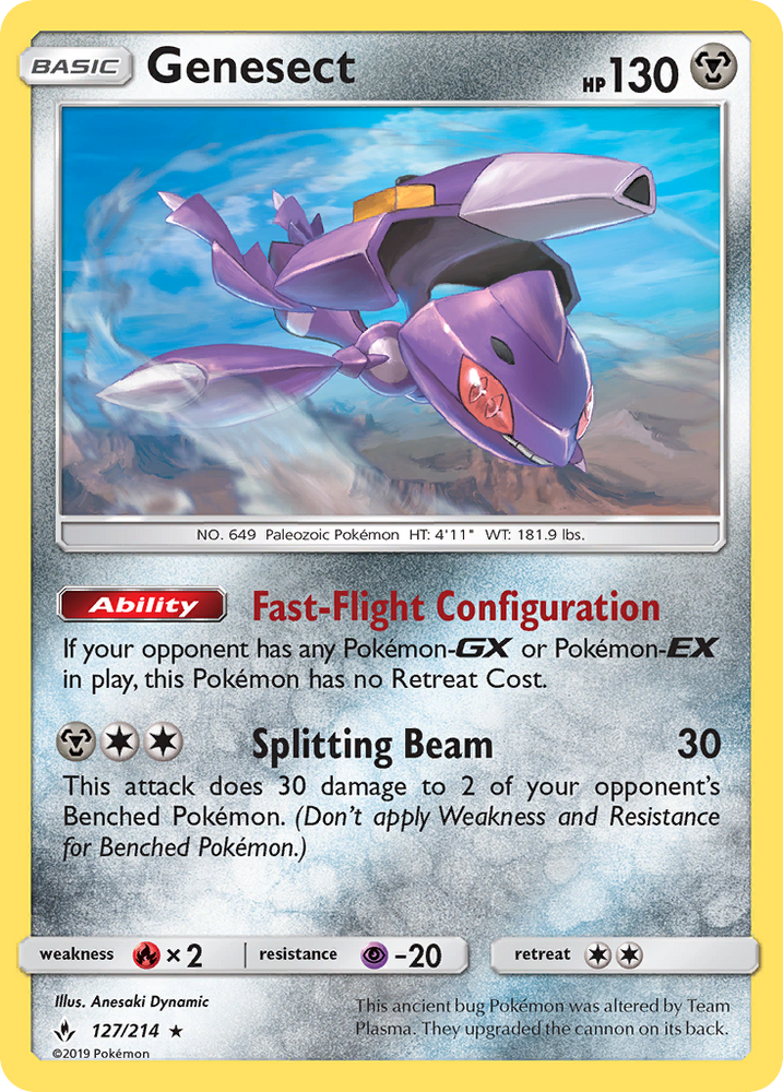 Genesect (127/214) [Sun & Moon: Unbroken Bonds] Pokémon