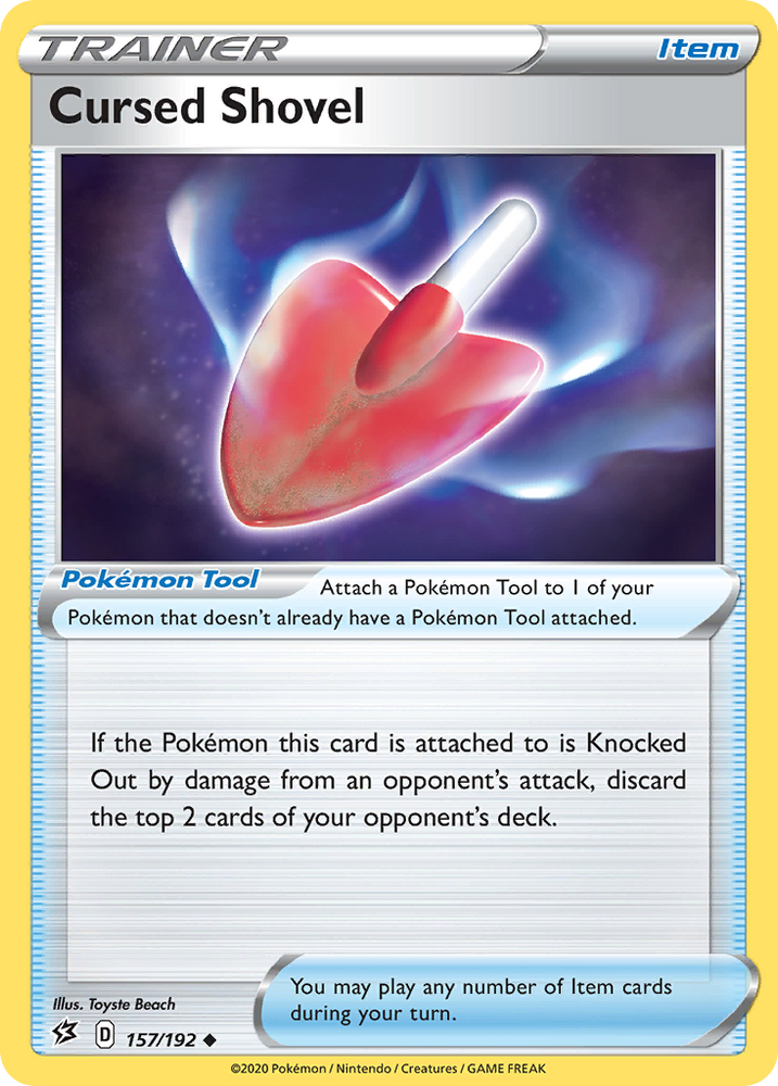 Cursed Shovel (157/192) [Sword & Shield: Rebel Clash] Pokémon