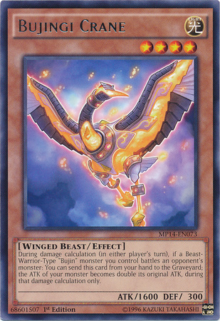 Bujingi Crane [MP14-EN073] Rare Yu-Gi-Oh!
