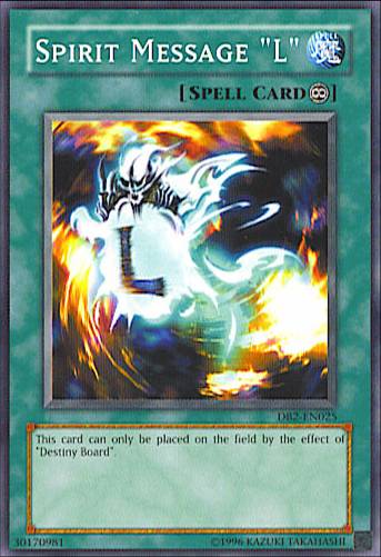 Spirit Message "L" [DB2-EN025] Common Yu-Gi-Oh!