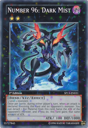 Number 96: Dark Mist [SP13-EN031] Starfoil Rare Yu-Gi-Oh!