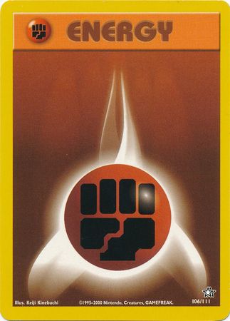 Fighting Energy (106/111) [Neo Genesis Unlimited] Pokémon