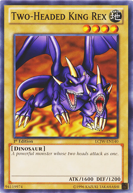Two-Headed King Rex [LCJW-EN140] Common Yu-Gi-Oh!