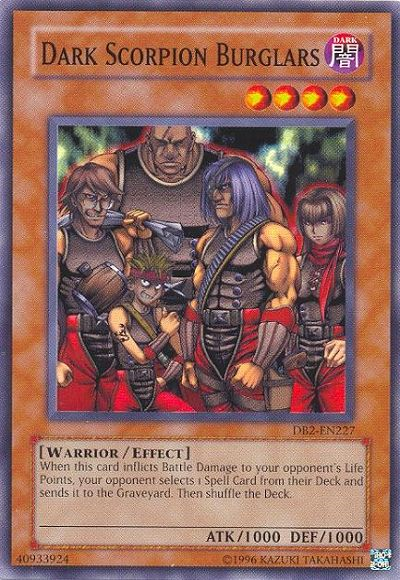 Dark Scorpion Burglars [DB2-EN227] Common Yu-Gi-Oh!