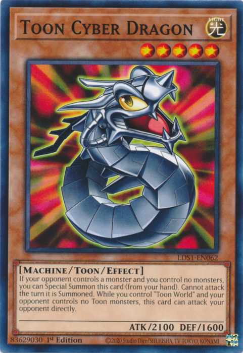 Toon Cyber Dragon [LDS1-EN062] Common Yu-Gi-Oh!