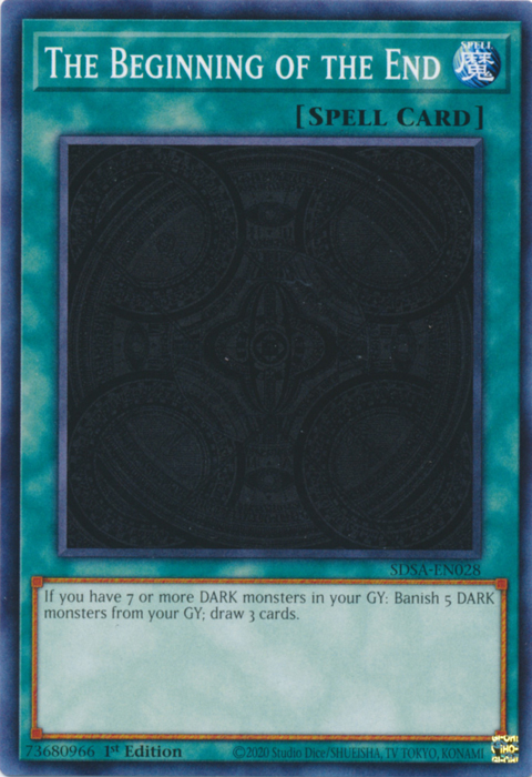 The Beginning of the End [SDSA-EN028] Common Yu-Gi-Oh!