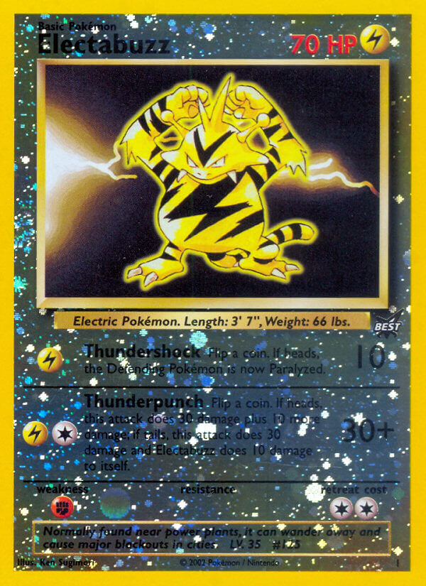 Electabuzz (1) [Best of Promos] Pokémon