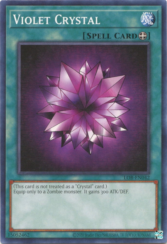 Violet Crystal (25th Anniversary) [LOB-EN042] Common Yu-Gi-Oh!