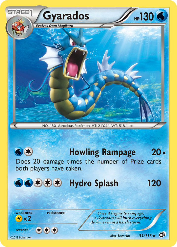 Gyarados (31/113) [Black & White: Legendary Treasures] Pokémon