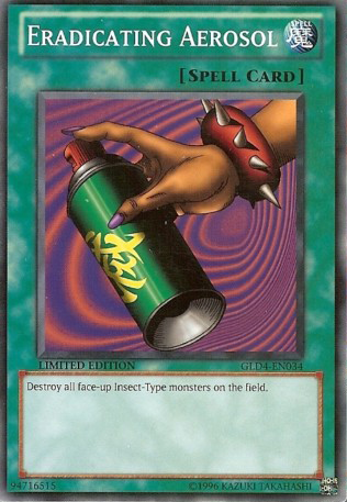 Eradicating Aerosol [GLD4-EN034] Common Yu-Gi-Oh!