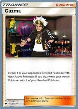 Guzma (115/147) (Victory Map - Robin Schulz) [World Championships 2018] Pokémon