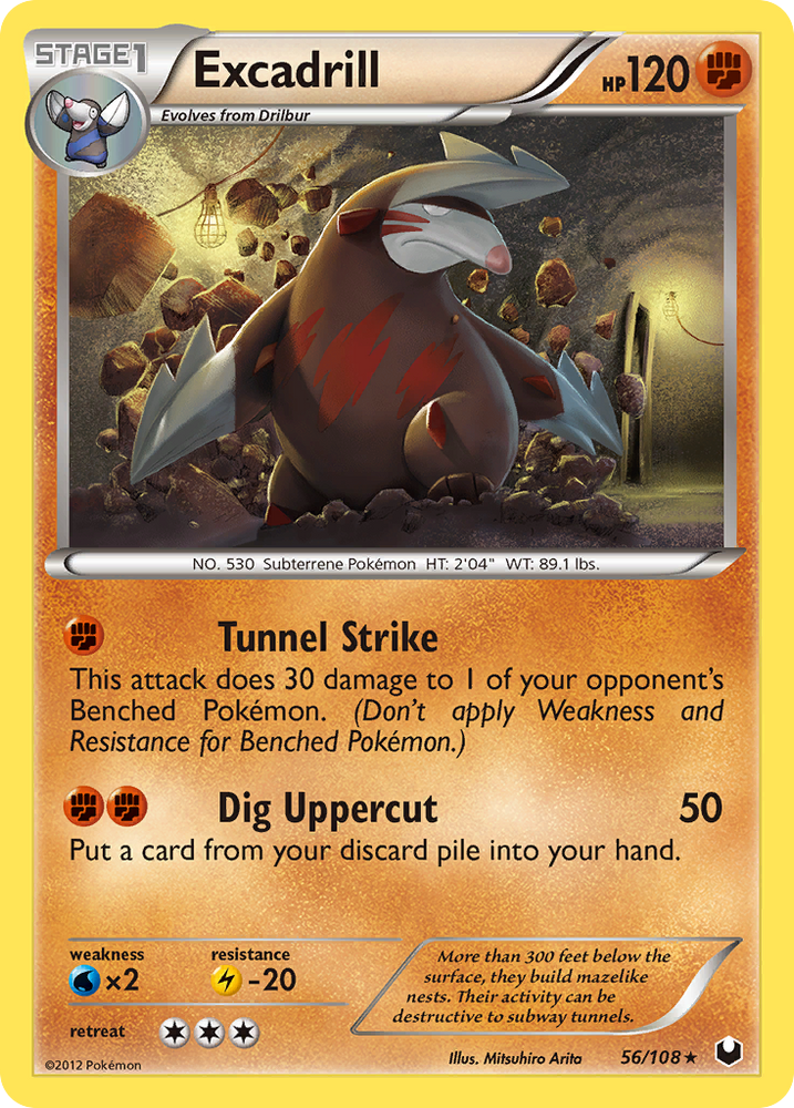 Excadrill (56/108) [Black & White: Dark Explorers] Pokémon