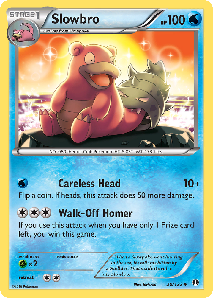 Slowbro (20/122) [XY: BREAKpoint] Pokémon