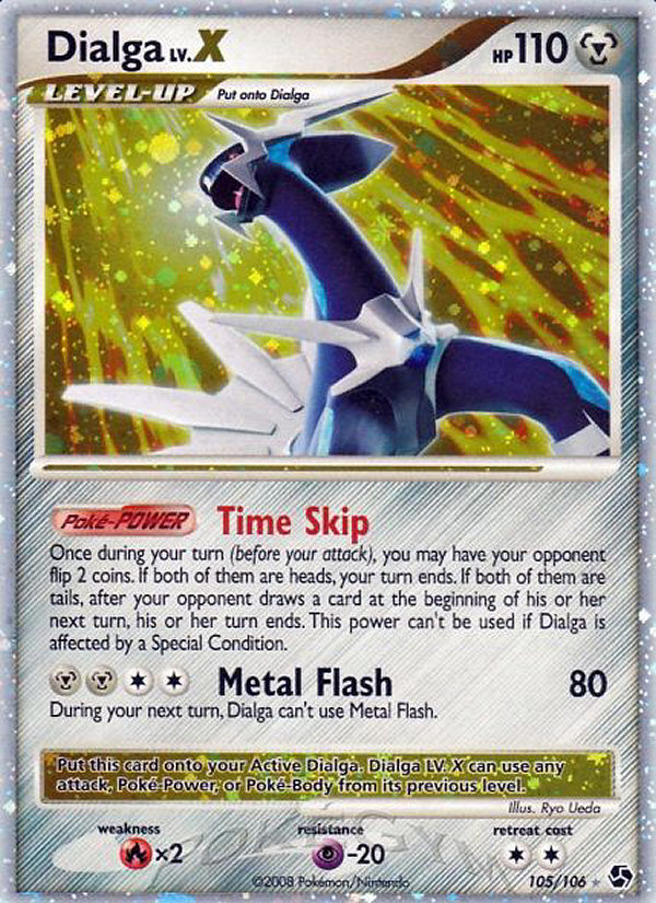 Dialga LV.X (105/106) [Diamond & Pearl: Great Encounters] Pokémon