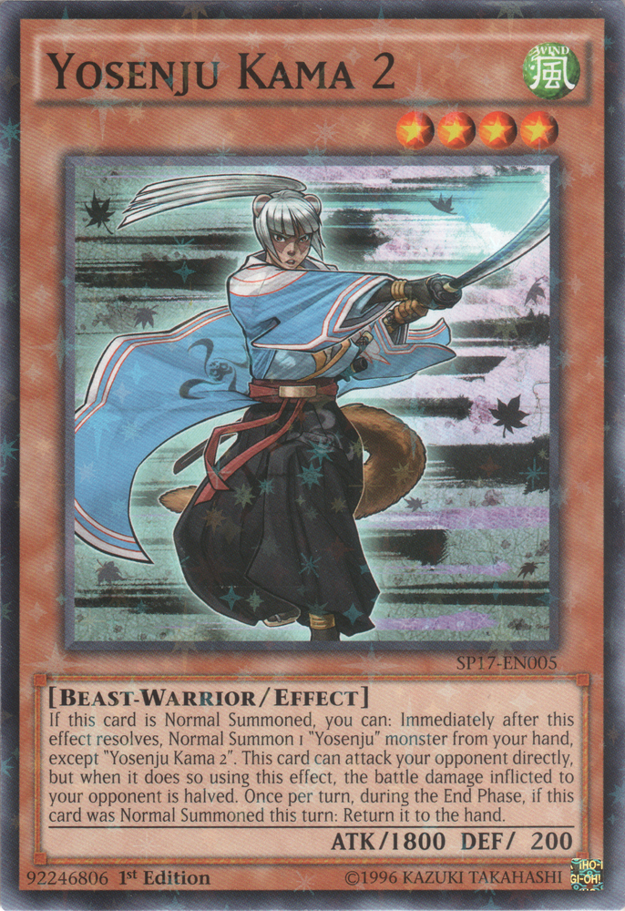Yosenju Kama 2 [SP17-EN005] Starfoil Rare Yu-Gi-Oh!