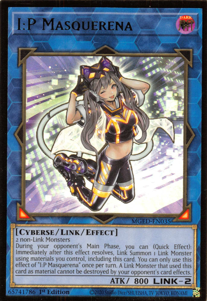 I:P Masquerena [MGED-EN035] Gold Rare Yu-Gi-Oh!