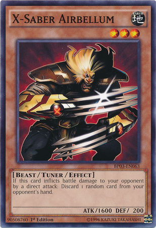 X-Saber Airbellum [BP03-EN063] Common Yu-Gi-Oh!