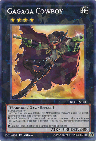 Gagaga Cowboy [BP03-EN123] Shatterfoil Rare Yu-Gi-Oh!