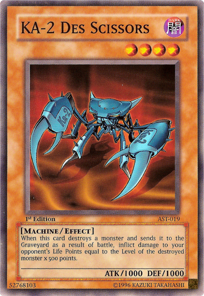 KA-2 Des Scissors [AST-019] Common Yu-Gi-Oh!