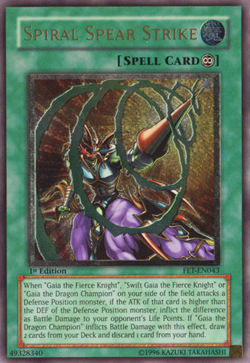 Spiral Spear Strike [FET-EN043] Ultimate Rare Yu-Gi-Oh!