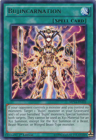 Bujincarnation [MP14-EN102] Rare Yu-Gi-Oh!