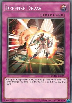 Defense Draw [DEM3-EN019] Common Yu-Gi-Oh!