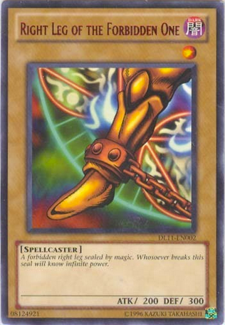 Right Leg of the Forbidden One (Purple) [DL11-EN002] Rare Yu-Gi-Oh!
