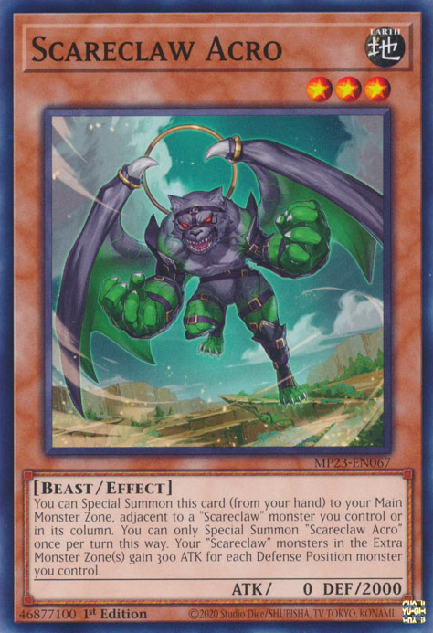 Scareclaw Acro [MP23-EN067] Common Yu-Gi-Oh!