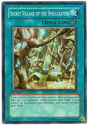 Secret Village of the Spellcasters [CSOC-EN061] Super Rare Yu-Gi-Oh!