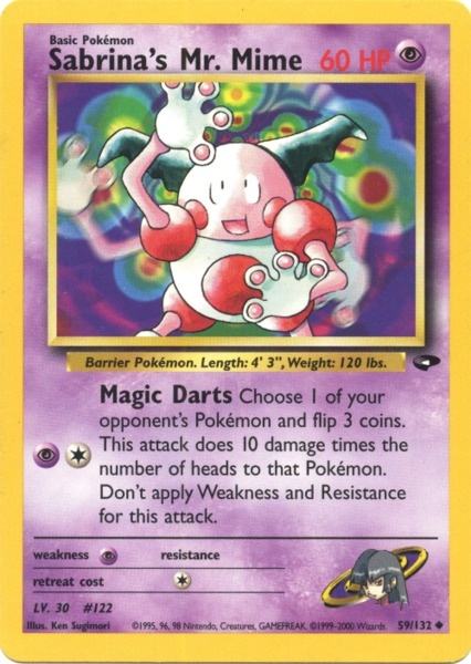 Sabrina's Mr. Mime (59/132) [Gym Challenge Unlimited] Pokémon