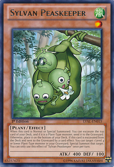 Sylvan Peaskeeper [LVAL-EN015] Rare Yu-Gi-Oh!