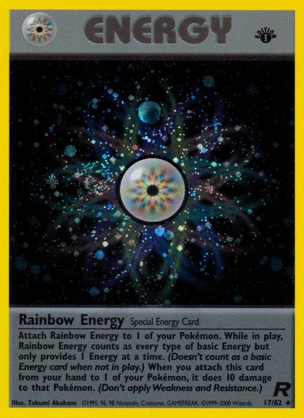 Rainbow Energy (17/82) [Team Rocket 1st Edition] Pokémon