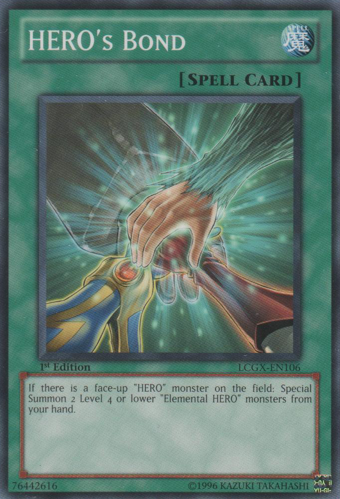 HERO'S Bond [LCGX-EN106] Common Yu-Gi-Oh!