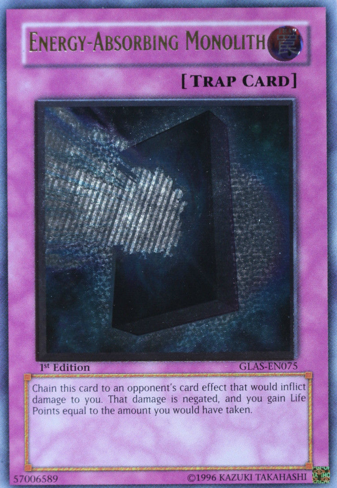 Energy-Absorbing Monolith [GLAS-EN075] Ultimate Rare Yu-Gi-Oh!