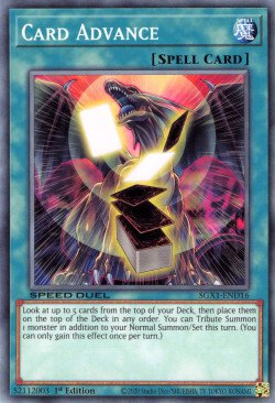 Card Advance [SGX1-END16] Common Yu-Gi-Oh!
