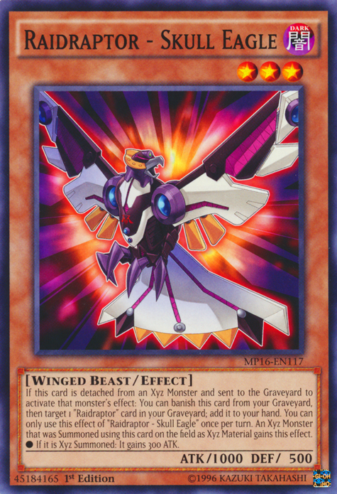 Raidraptor - Skull Eagle [MP16-EN117] Common Yu-Gi-Oh!
