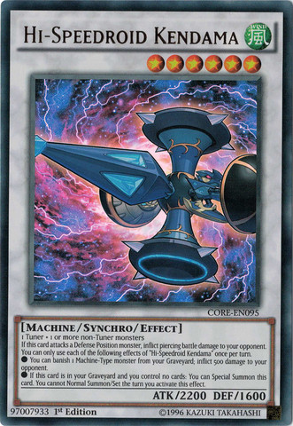 Hi-Speedroid Kendama [CORE-EN095] Ultra Rare Yu-Gi-Oh!