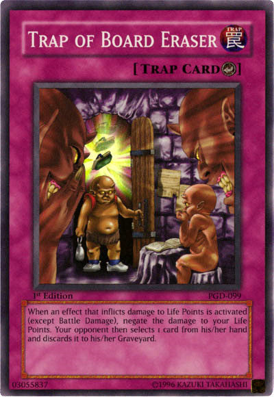Trap of Board Eraser [PGD-099] Super Rare Yu-Gi-Oh!
