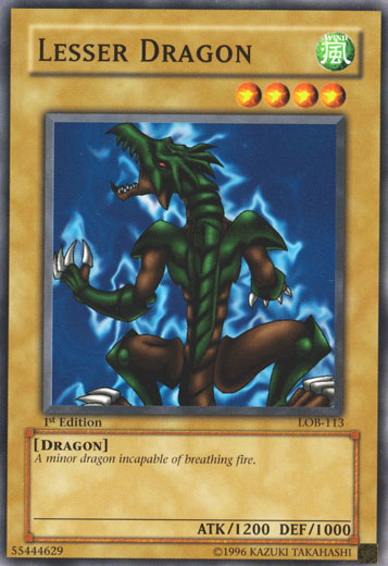 Lesser Dragon [LOB-113] Common Yu-Gi-Oh!