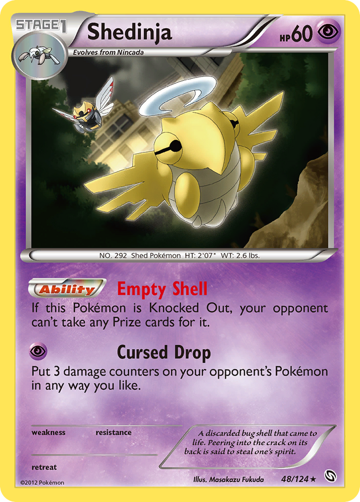 Shedinja (48/124) [Black & White: Dragons Exalted] Pokémon