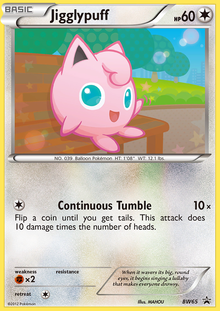 Jigglypuff (BW65) [Black & White: Black Star Promos] Pokémon